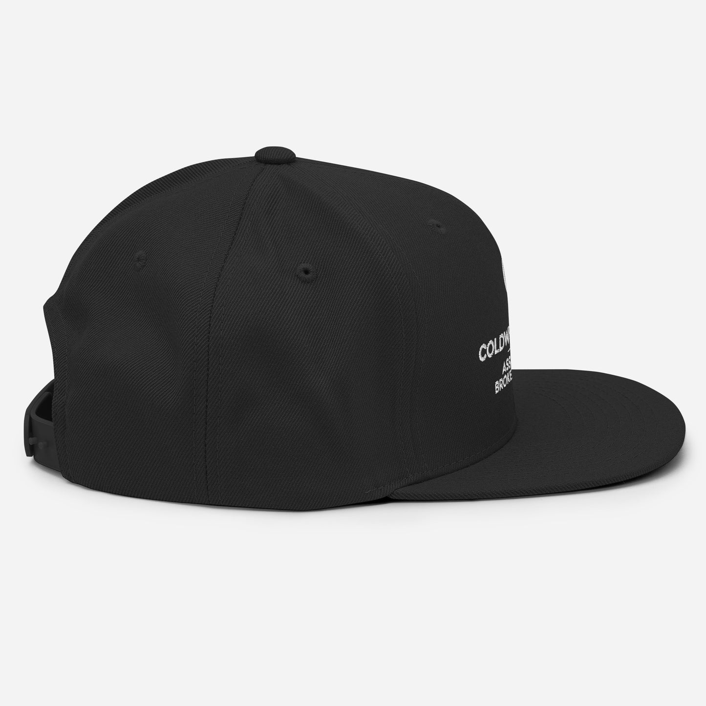 Black CB Snapback Hat