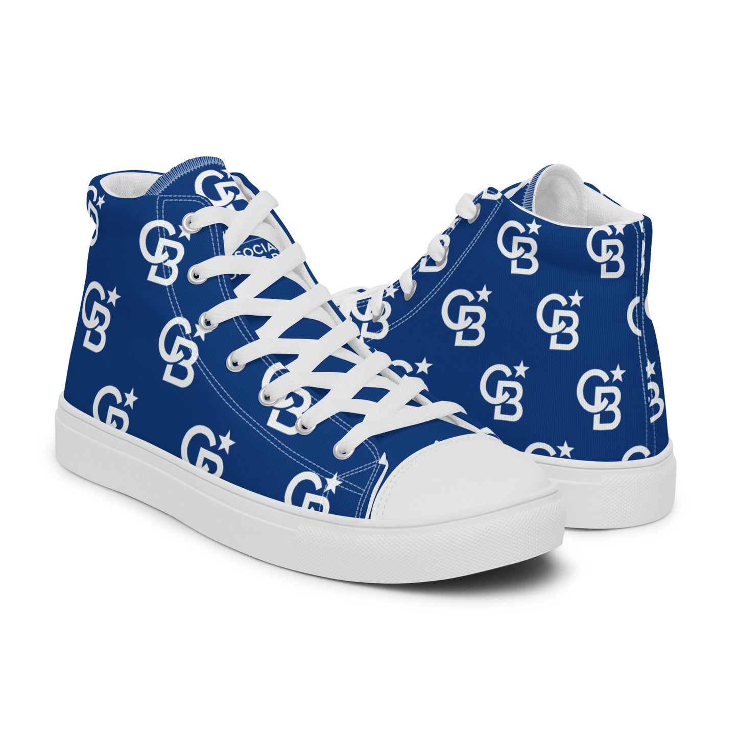 Men’s high top canvas shoes