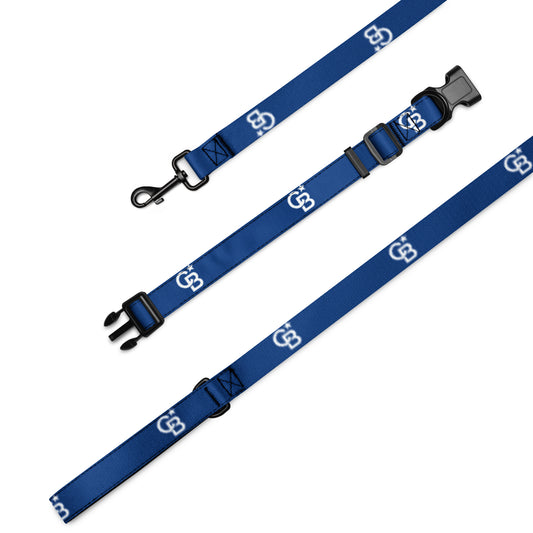 CB BLUE Pet collar & leash