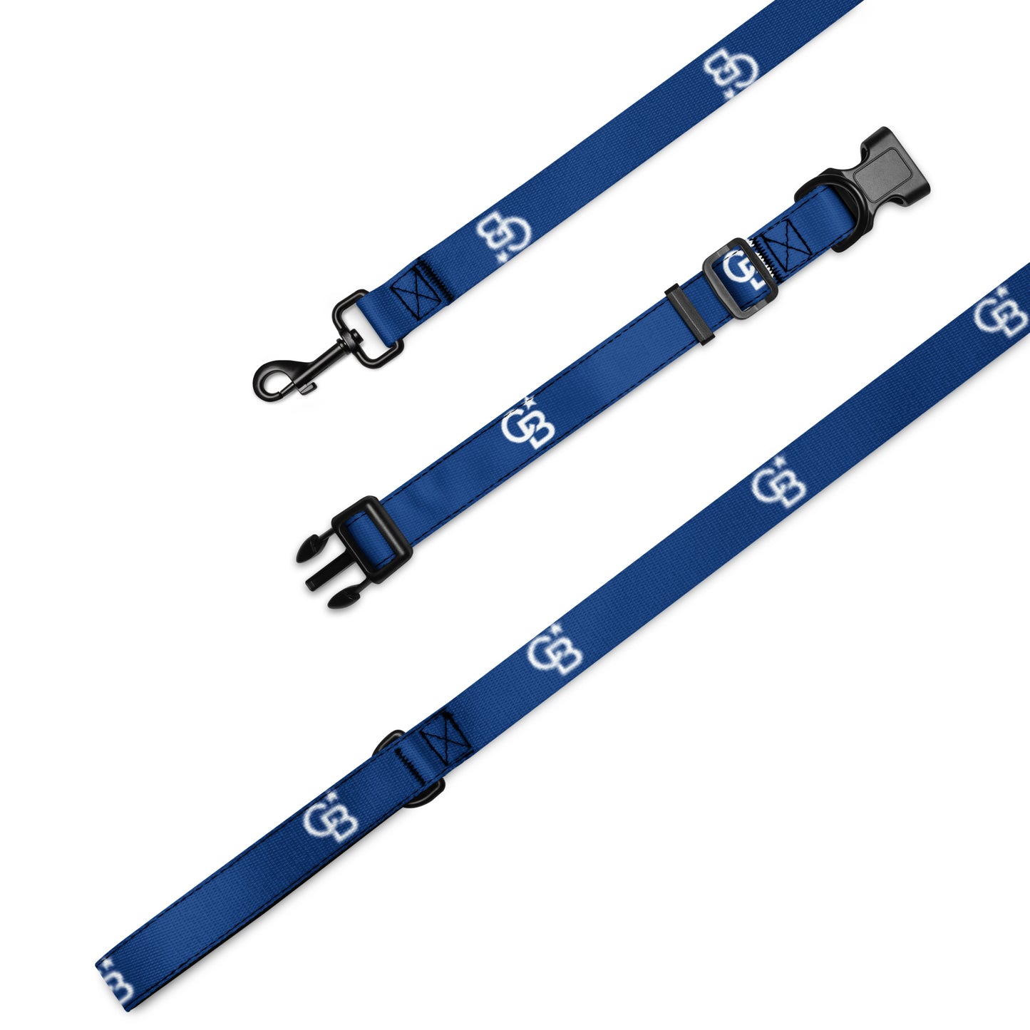 CB BLUE Pet collar & leash