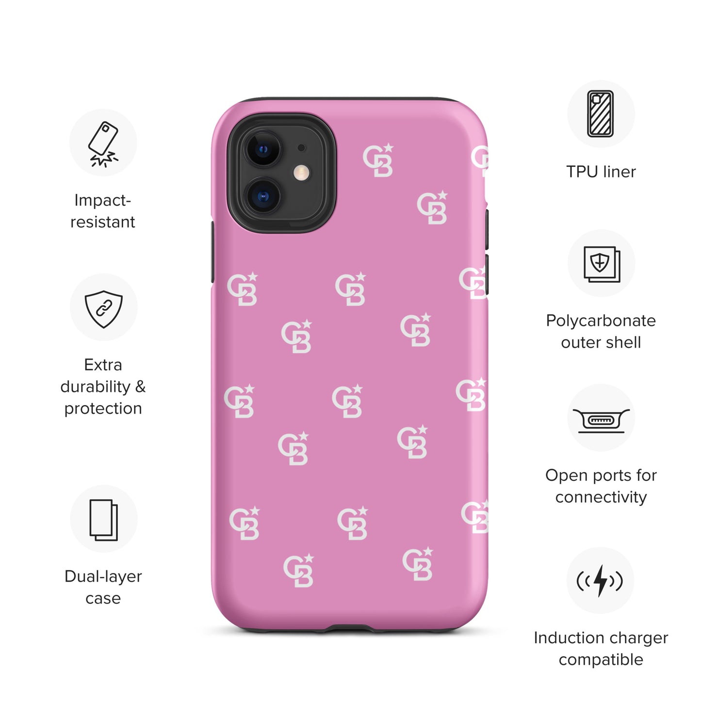 Pink Tough Case for iPhone®