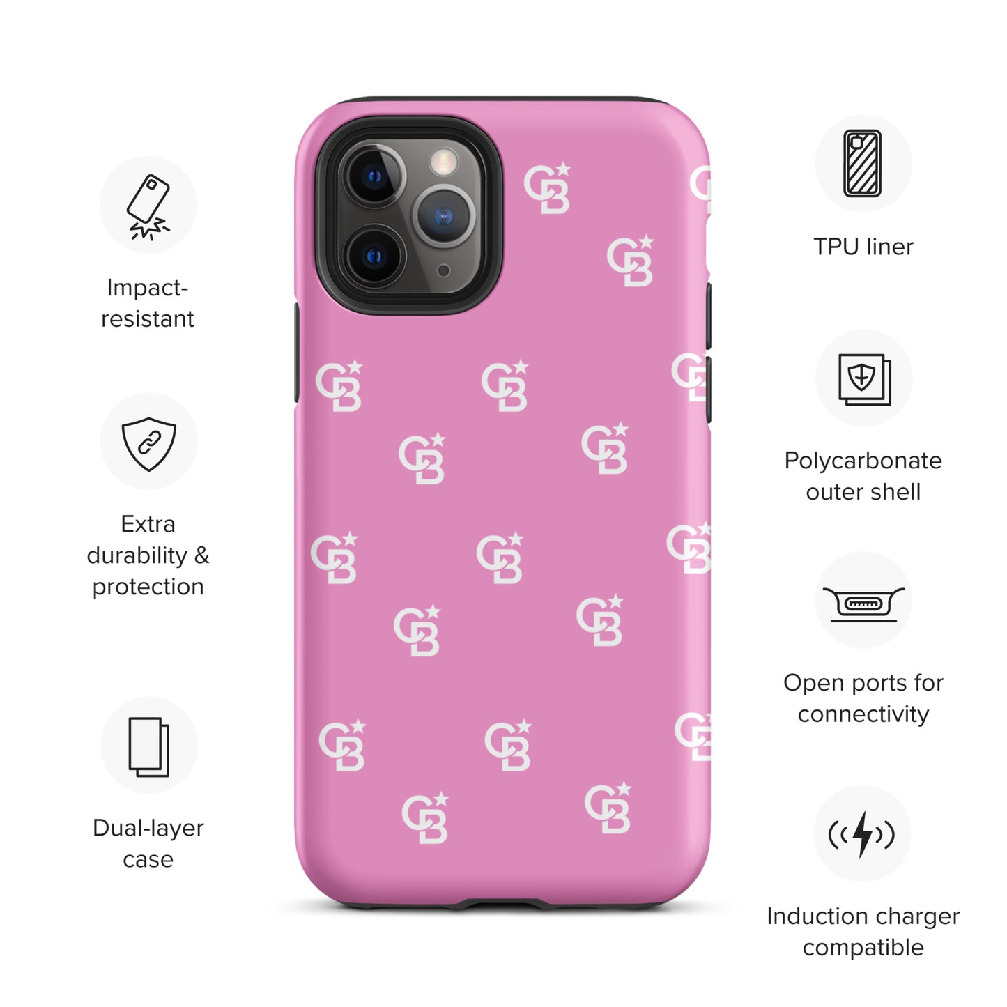 Pink Tough Case for iPhone®