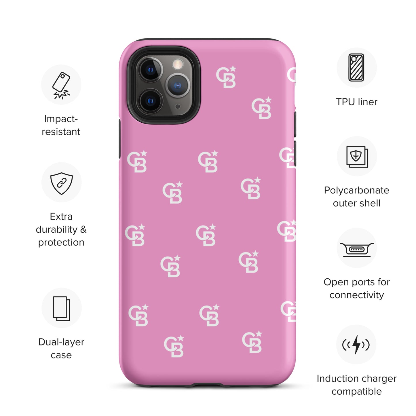 Pink Tough Case for iPhone®