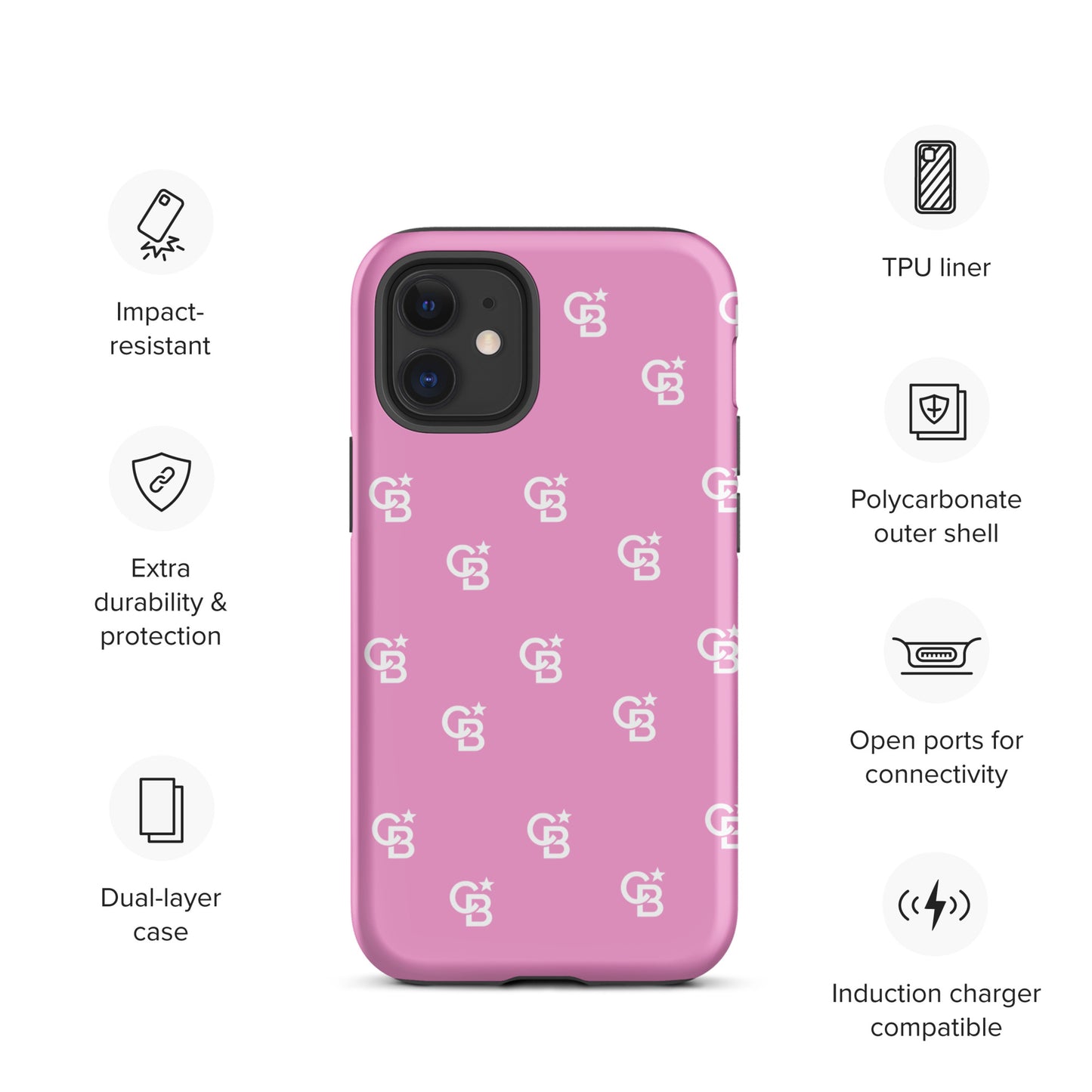 Pink Tough Case for iPhone®