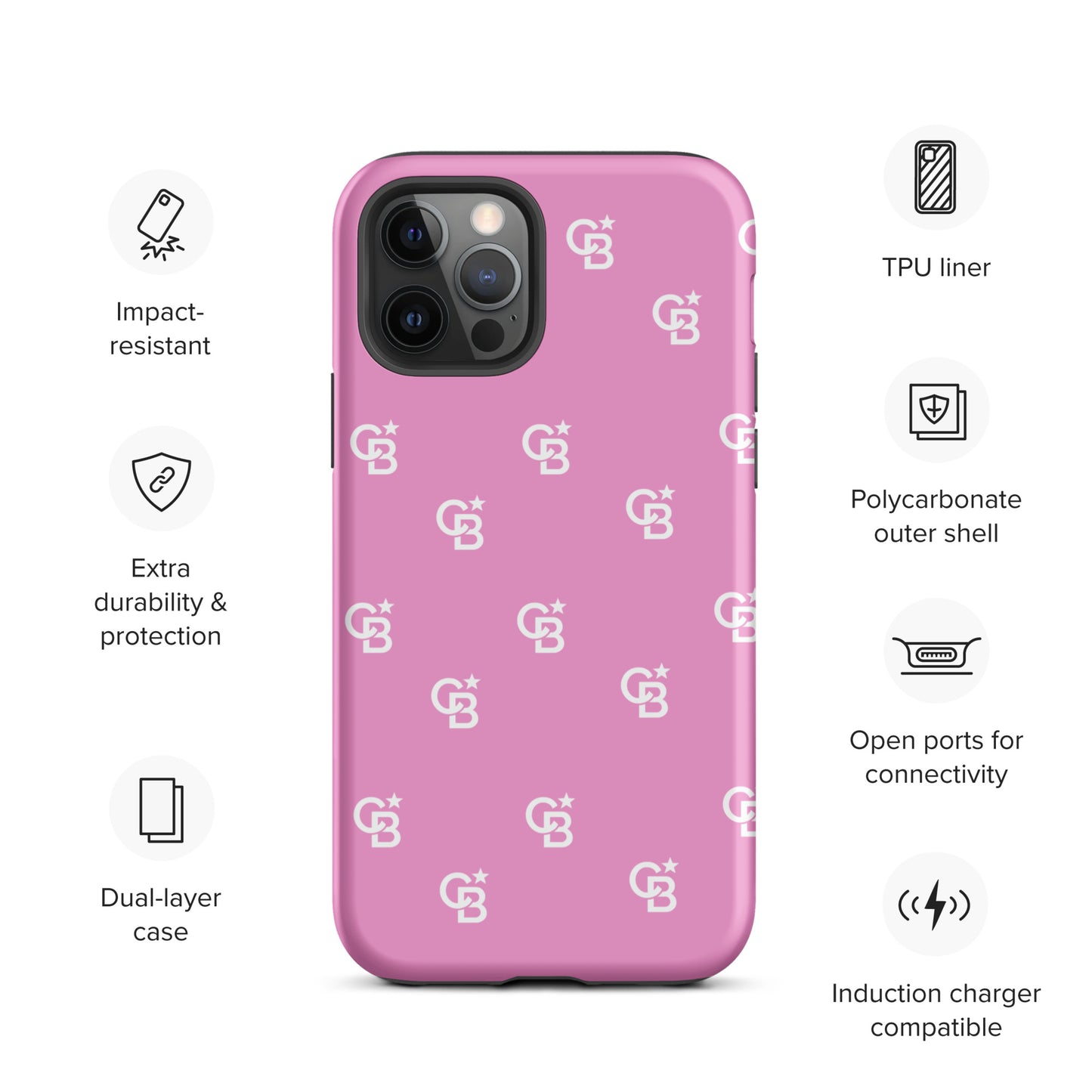 Pink Tough Case for iPhone®