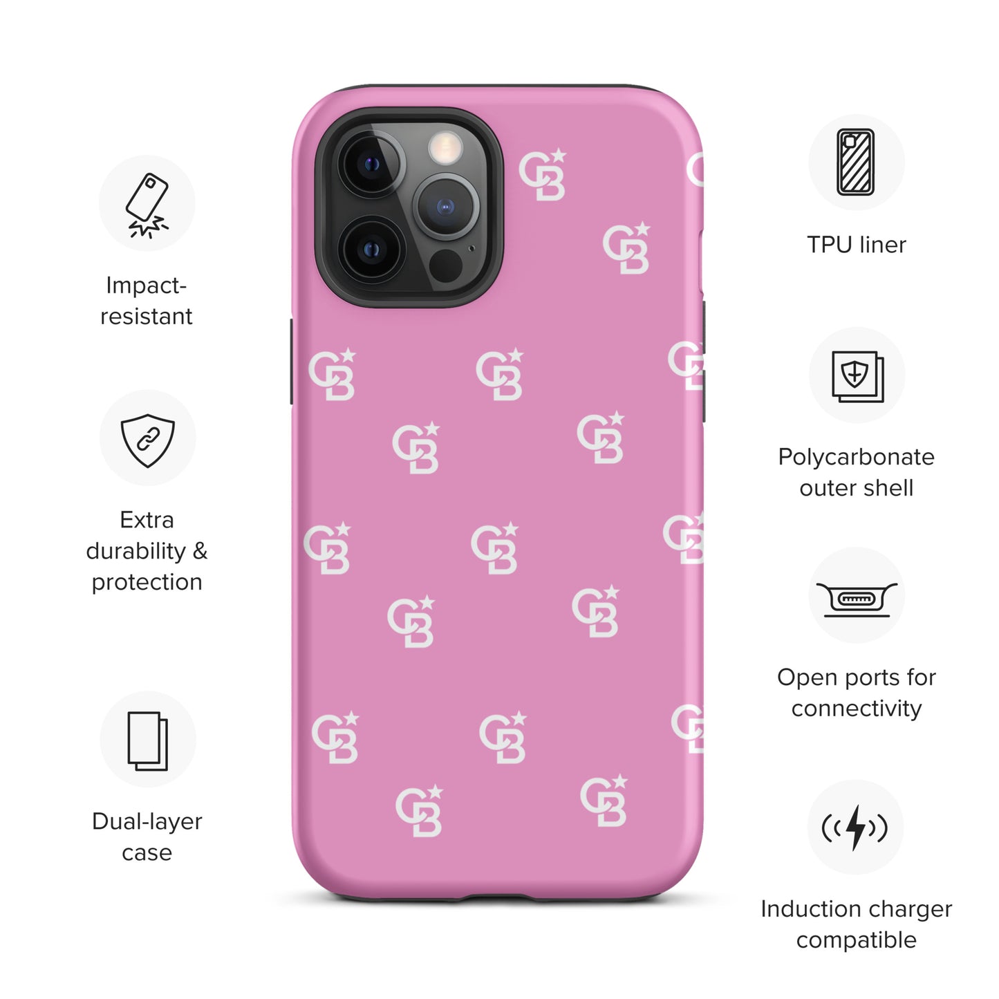 Pink Tough Case for iPhone®