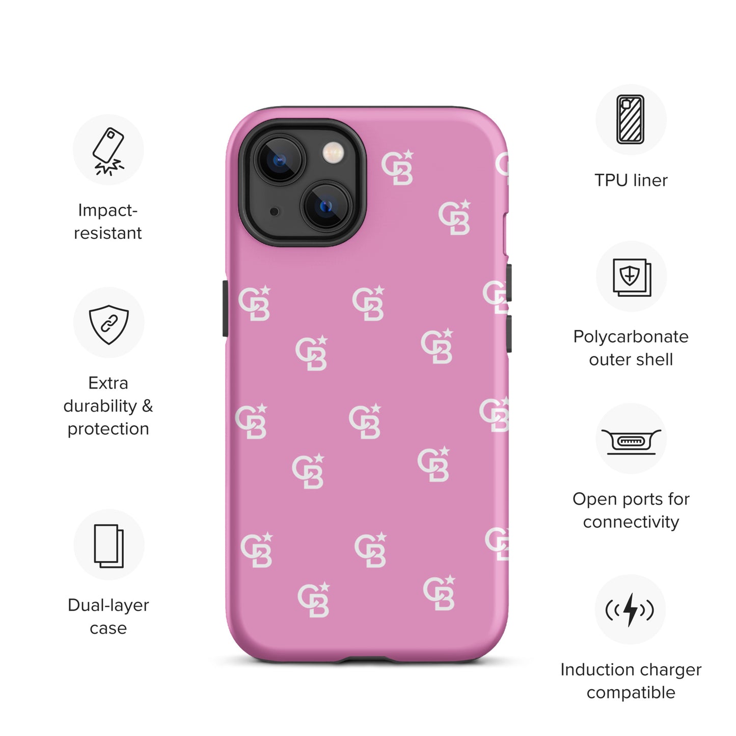 Pink Tough Case for iPhone®