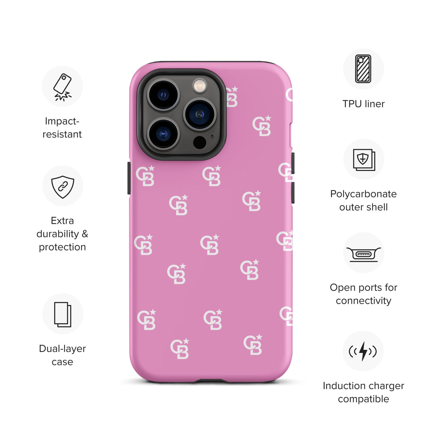 Pink Tough Case for iPhone®