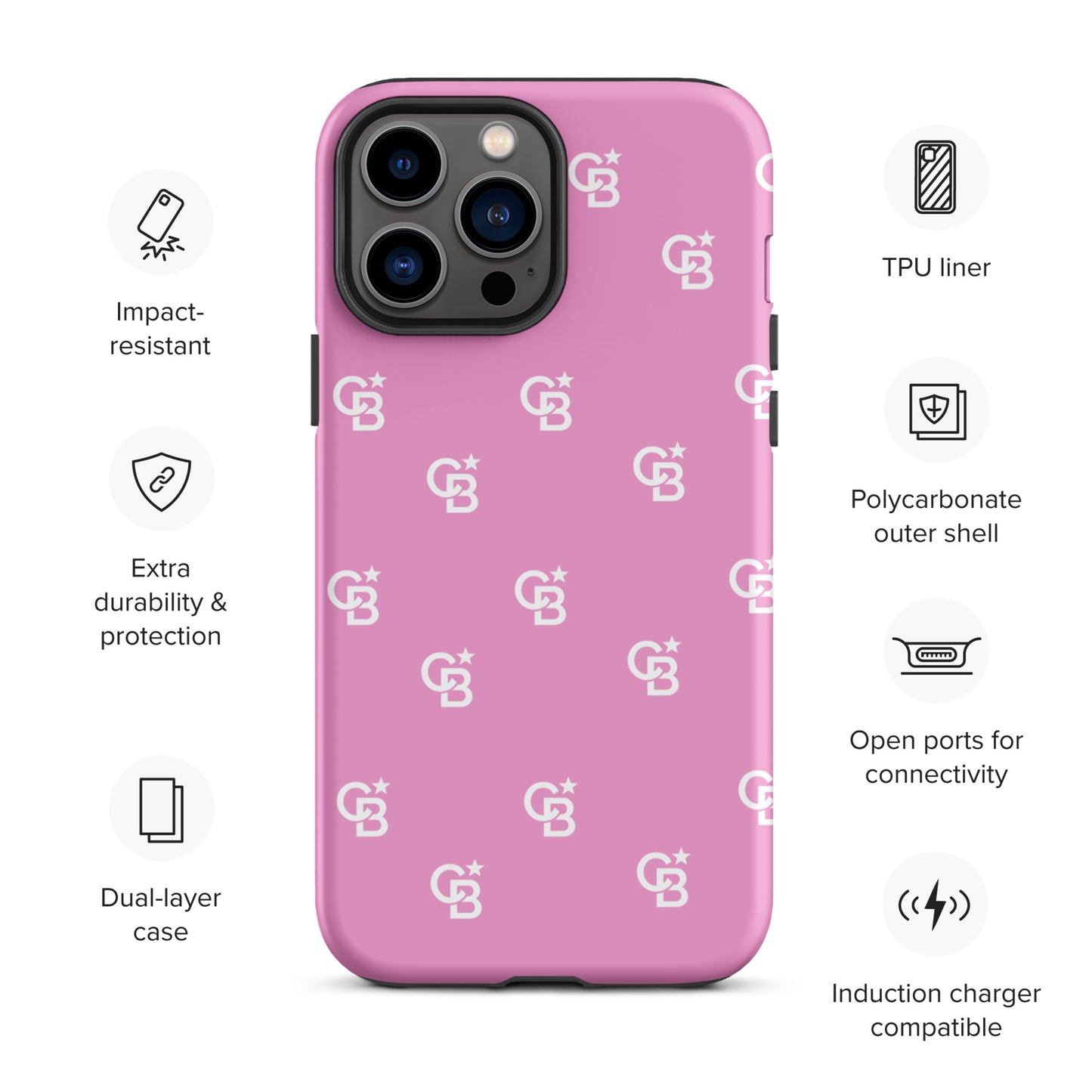 Pink Tough Case for iPhone®