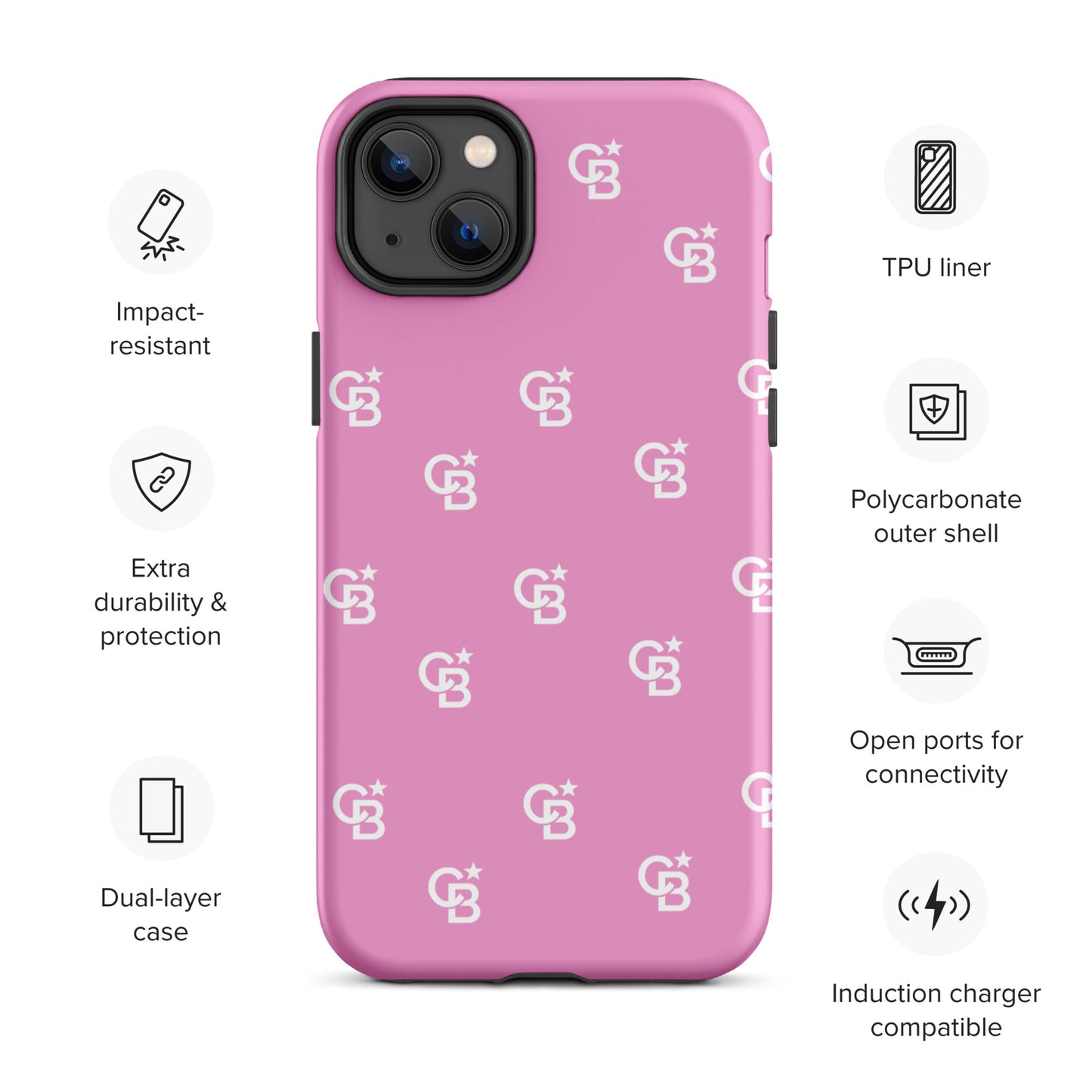 Pink Tough Case for iPhone®