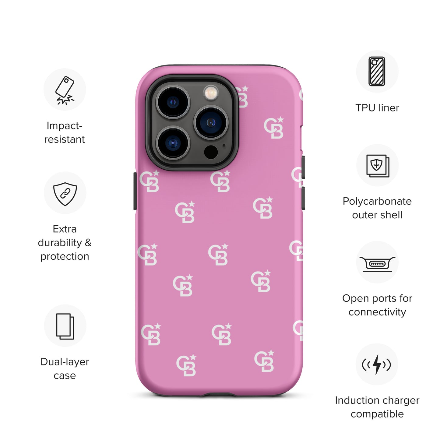 Pink Tough Case for iPhone®