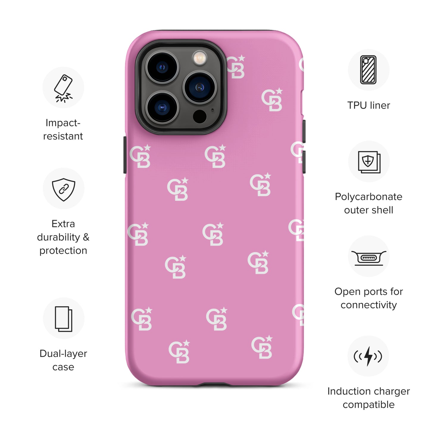 Pink Tough Case for iPhone®