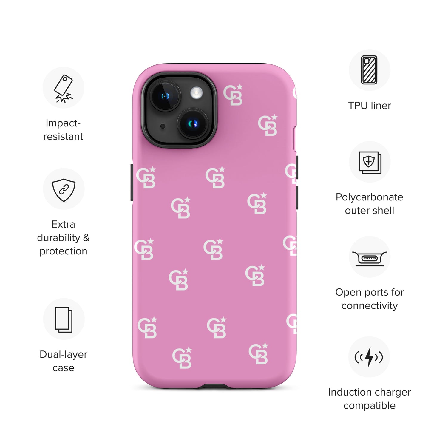 Pink Tough Case for iPhone®