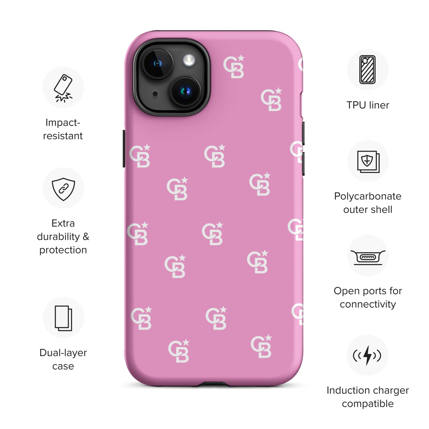 Pink Tough Case for iPhone®