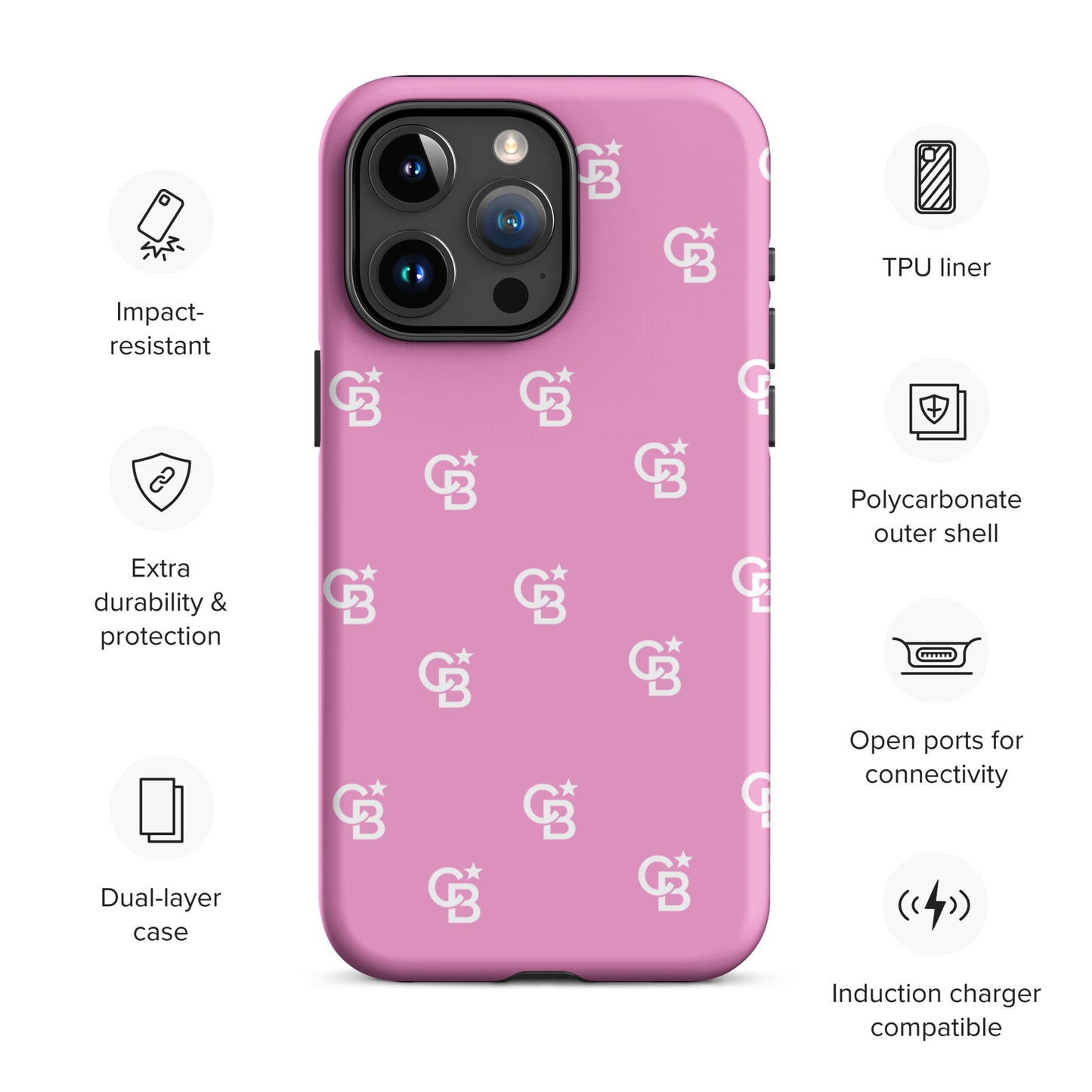 Pink Tough Case for iPhone®