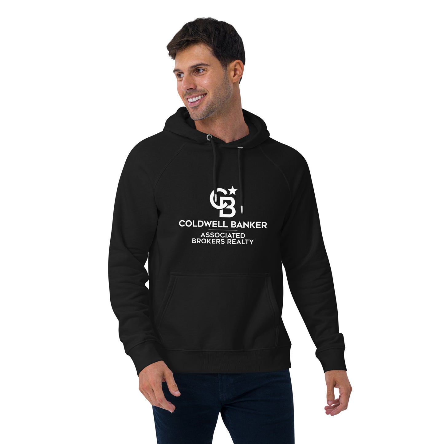 CB Black Unisex eco raglan hoodie