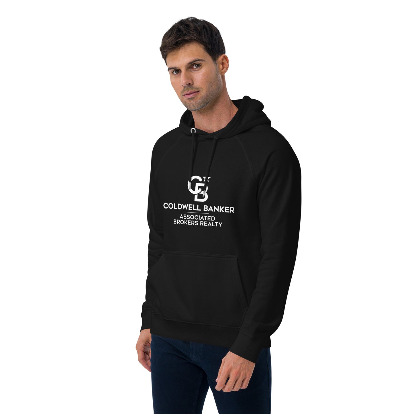 CB Black Unisex eco raglan hoodie