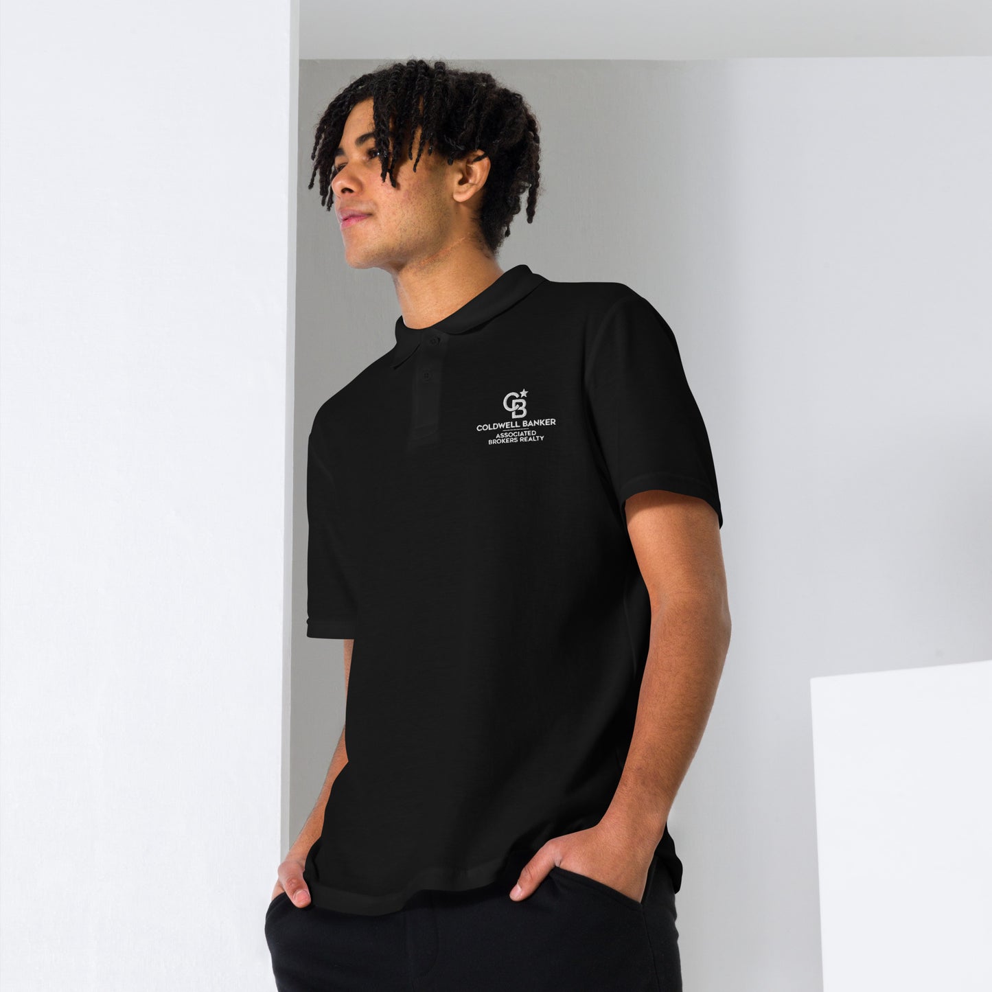 CB BLACK Unisex pique polo shirt