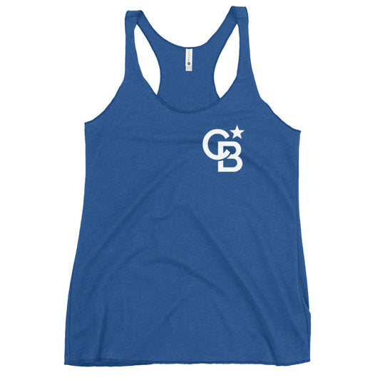 CB BLUE Women's Racerback Tank