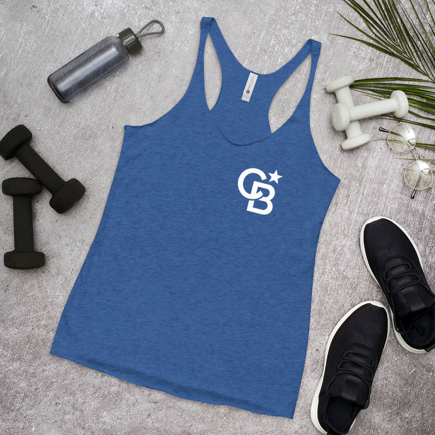 CB BLUE Women's Racerback Tank