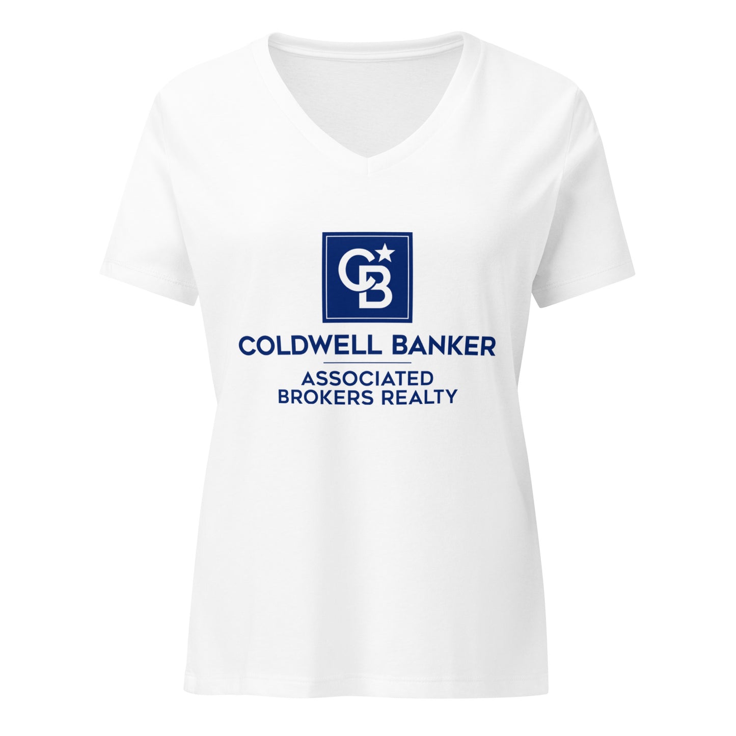 CB BLUE Women’s relaxed v-neck t-shirt