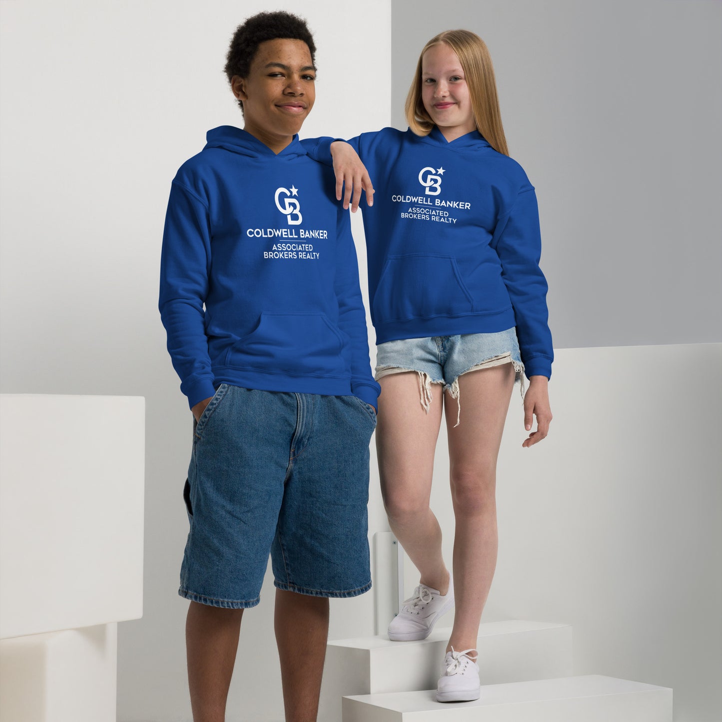 CB BLUE Youth heavy blend hoodie